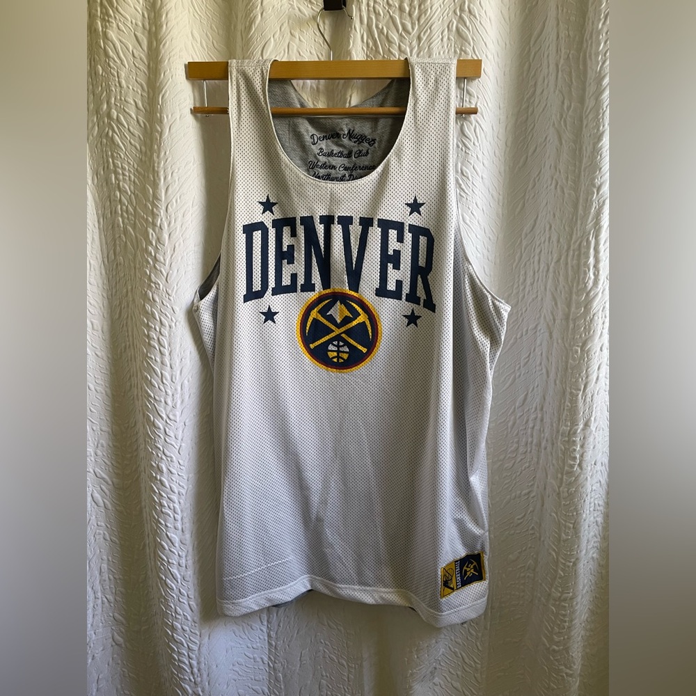 Denver Nuggets Basketball Reversible T-shirt Tank Top Men’s XL - NWOT